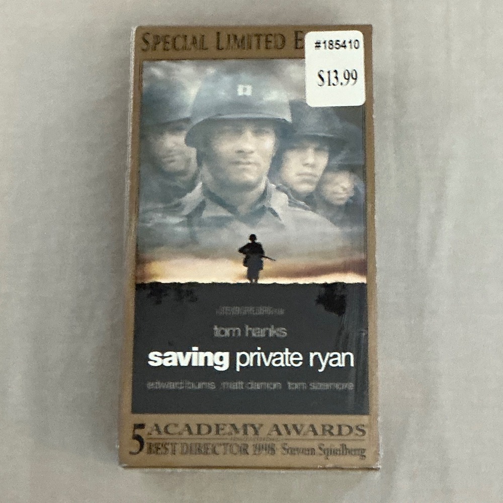 Saving‎ Private Ryan VHS Special Limited Edition Double Tape Set Tom Hanks 1998